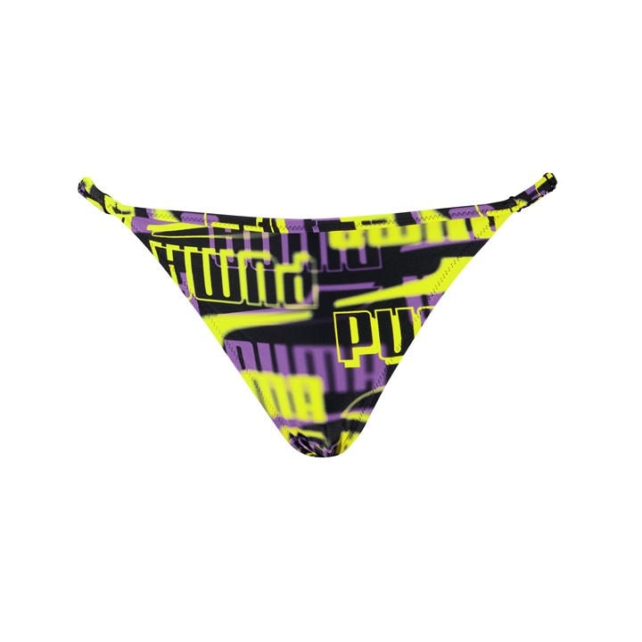 Puma Women's Black Tie Side Bikini Bottoms in Size 8, Sports Direct