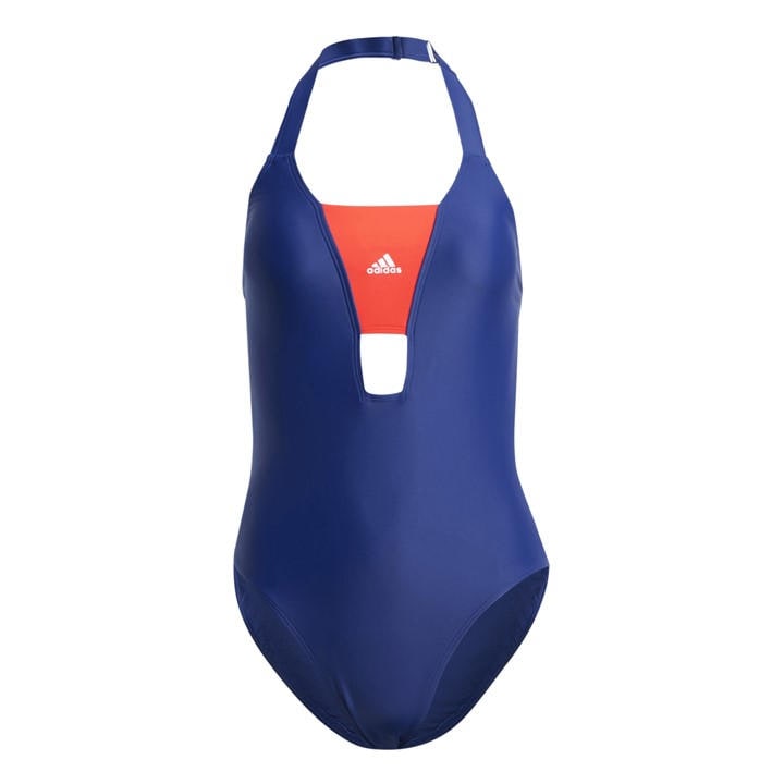 Adidas Women's Blue One Piece Swimsuit in Size 2XS, Sports Direct