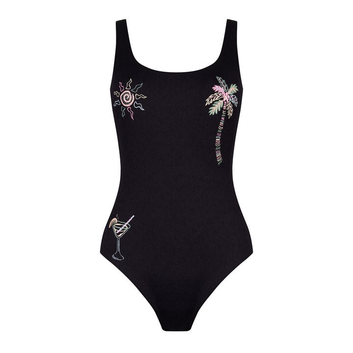Chelsea  Women's  Scoop Neck Swimsuit, Football by  Peers in Size 8, Sports Direct
