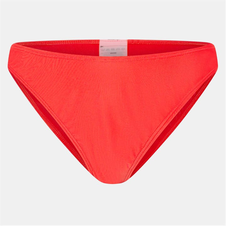 Brave Soul Women's Red Mid Rise Bikini Bottoms in Size 10, Sports Direct