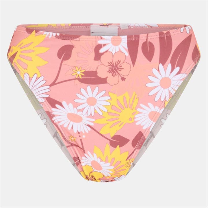 Brave Soul Women's  Retro Floral High Waist Bikini Bottoms in Size 10, Sports Direct