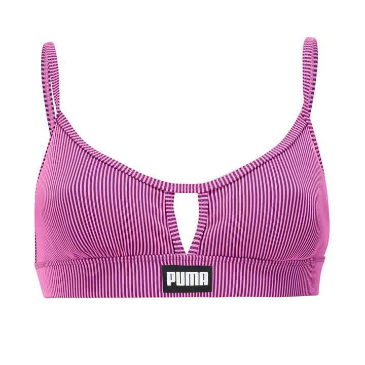Puma Women's Pink Peek A Boo Bikini Top in Size 10, Sports Direct