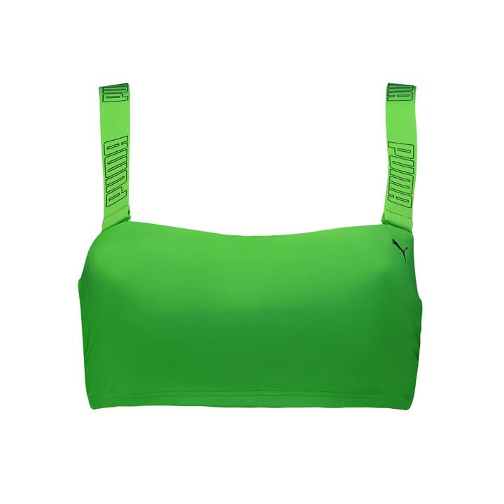 Puma Women's Green Bandeau Bikini in Size 8, Sports Direct