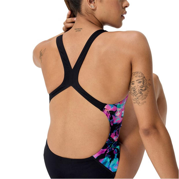 Firework/Blk - Speedo - Women's One Piece Swimsuit