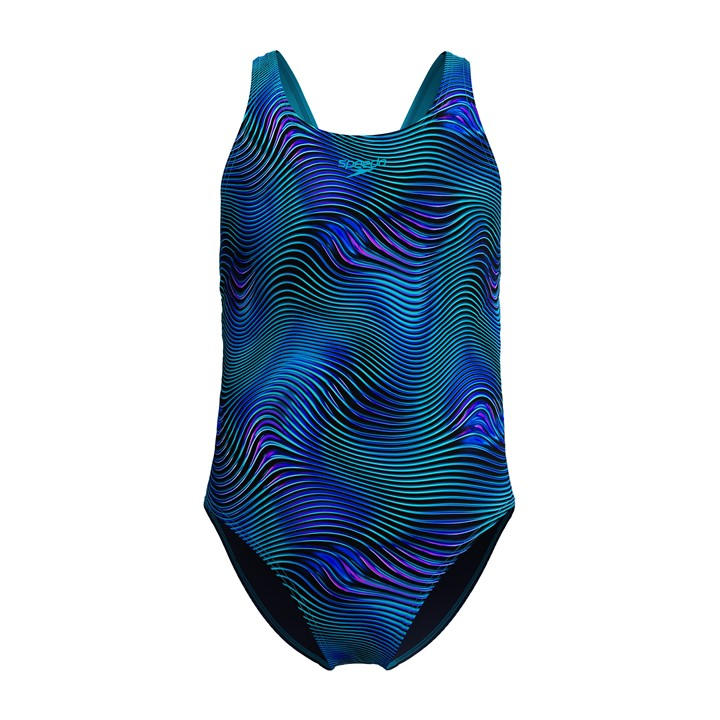 Speedo Girls Blue Kids' One Piece Swimsuits in Size M, Sports Direct