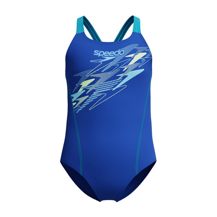 Speedo Girls Blue Kids' One Piece Swimsuit in Size L, Sports Direct