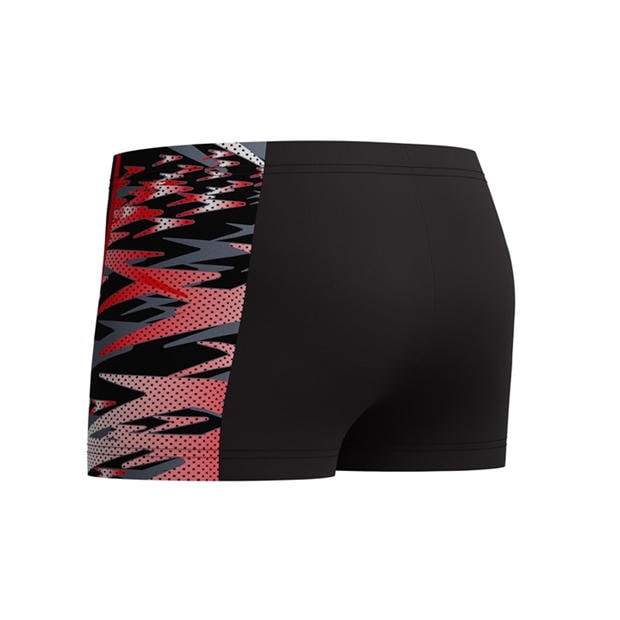 Anth/Red - Speedo - Kids' HB Side Plate Aqsh Swimming Trunks