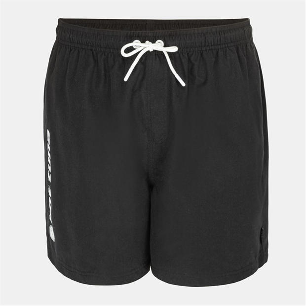 Black - Hot Tuna - Men's Above The Knee 2 Pockets Swim Shorts
