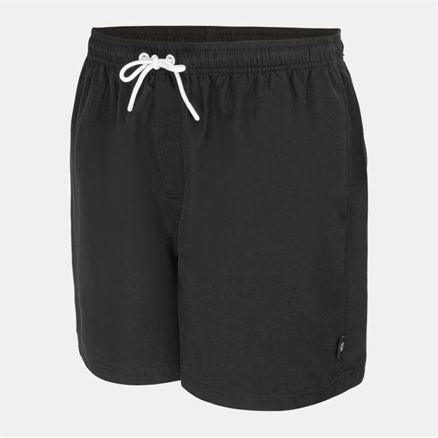 Black - Hot Tuna - Men's Above The Knee 2 Pockets Swim Shorts