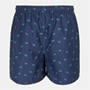 Navy Sml Logo - Hot Tuna - Men's Above The Knee 2 Pockets Swim Shorts