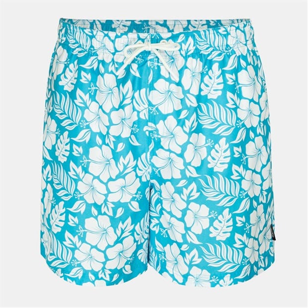 Blue Hib - Hot Tuna - Men's Above The Knee 2 Pockets Swim Shorts