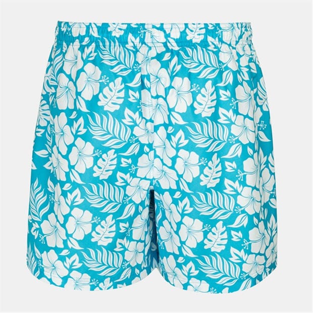 Blue Hib - Hot Tuna - Men's Above The Knee 2 Pockets Swim Shorts