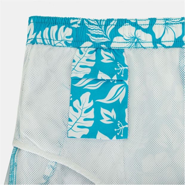 Blue Hib - Hot Tuna - Men's Above The Knee 2 Pockets Swim Shorts