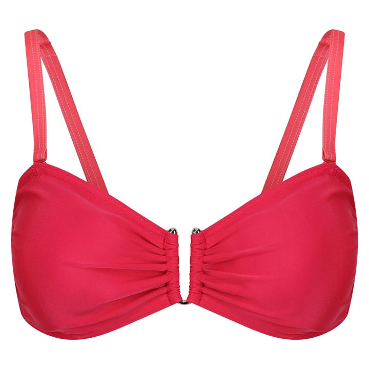 Regatta Women's Briblsh/Pchb Aceana Solid Patterned Bikini Top - 10 (S) - Image 3