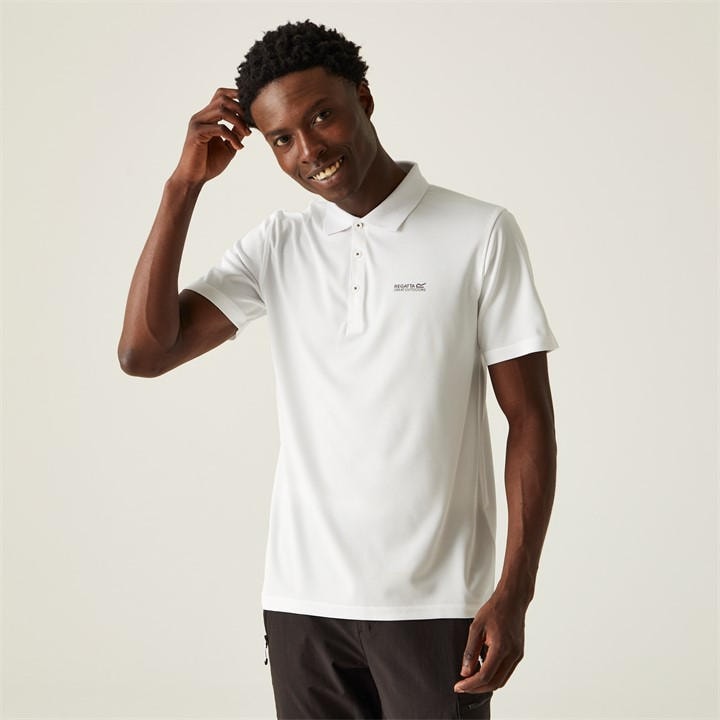 Regatta Men's White Maverick V Active Polo Shirt in Size M, Sports Direct