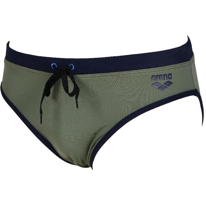 Arena Men's Green Swim Brief Fundatals Borders in Size XS, Sports Direct