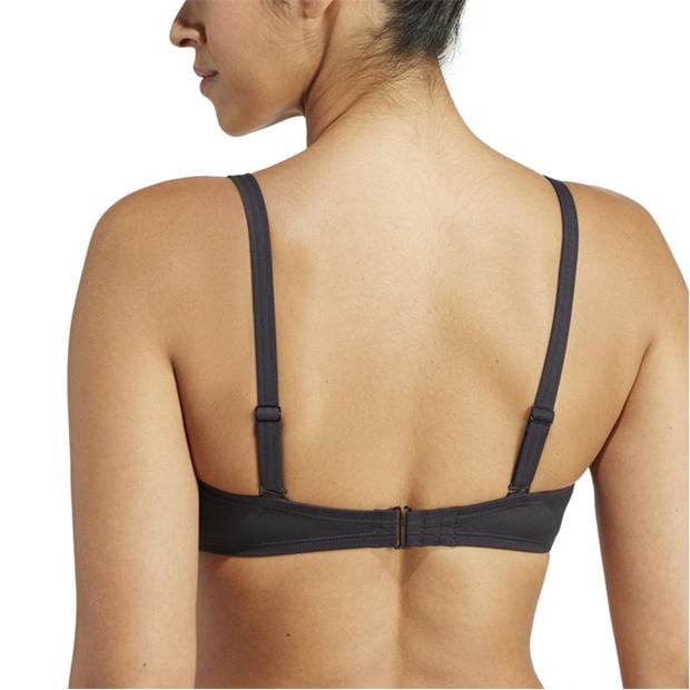 Black - adidas - Iconisea Bandea Bikini Top Womens