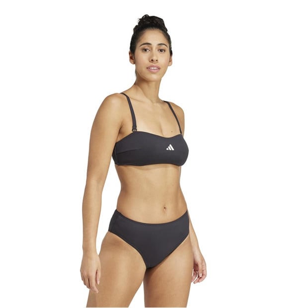 Black - adidas - Iconisea Bandea Bikini Top Womens