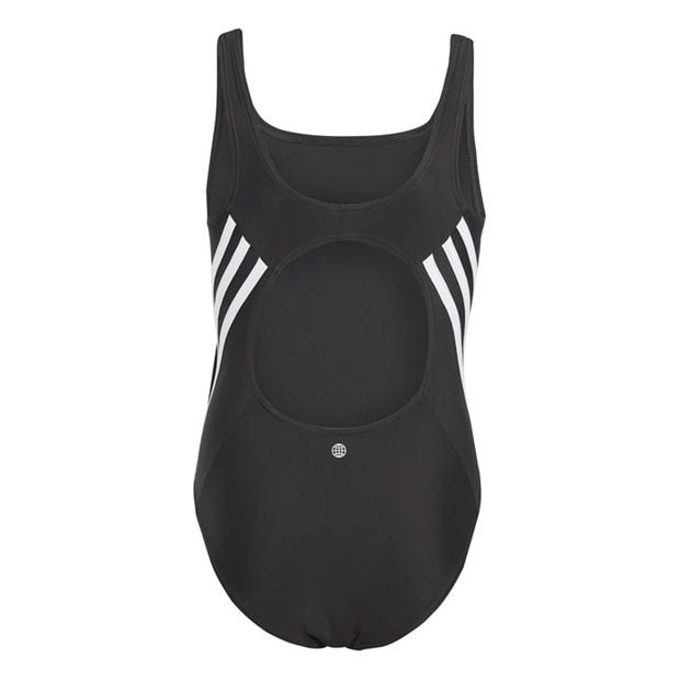 Black - adidas - 3s Swimsuit One Piece Girls