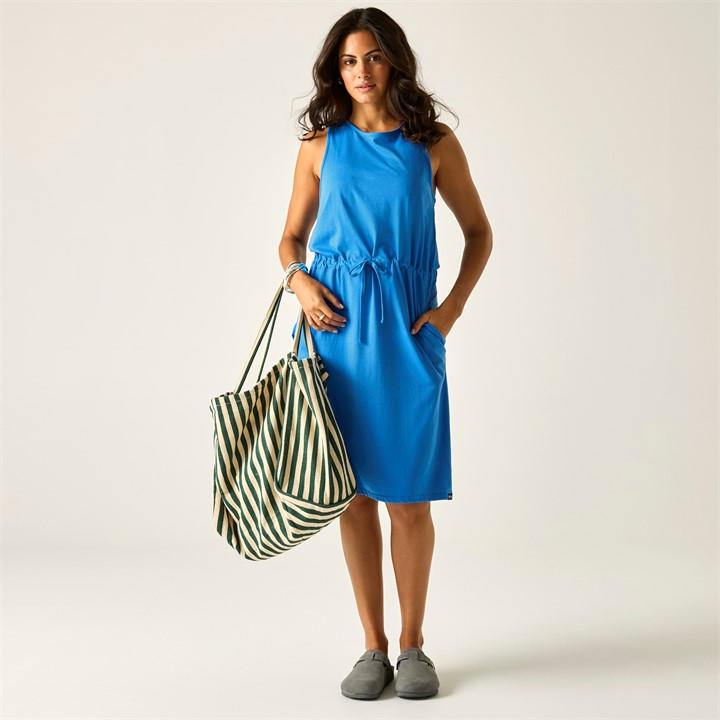 Regatta Women's Blue Swimming Dress in Size 8, Sports Direct