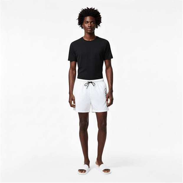 White 26 - Calvin Klein - Large Logo Swim Shorts
