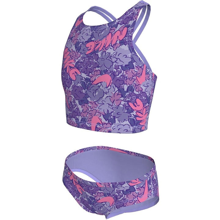 Nike Girls Purple Kids' Two Piece Swimsuit in Size 13 - 14 Years, Sports Direct