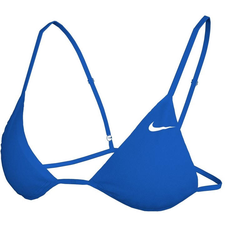 Nike Women's Blue Performance Bikini Top in Size 10, Sports Direct