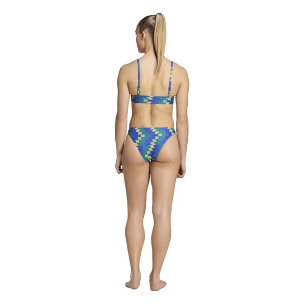 Lucid Blue/Gr - adidas - Women's Two Piece Swimsuit