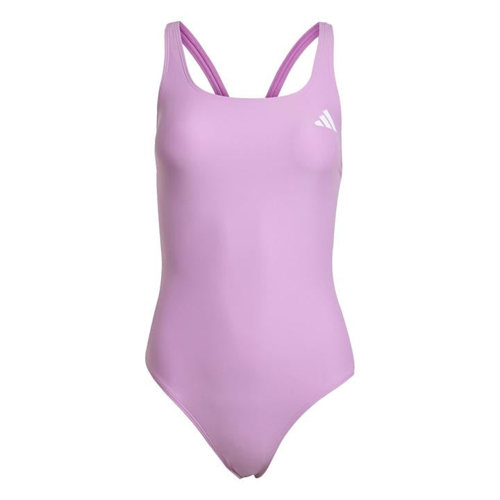 Adidas Women's Purple Ess One Piece Swimsuit in Size M, Sports Direct
