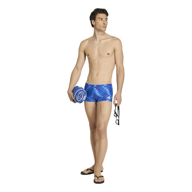 Lucid Blue - adidas - Men's Swimming Trunks