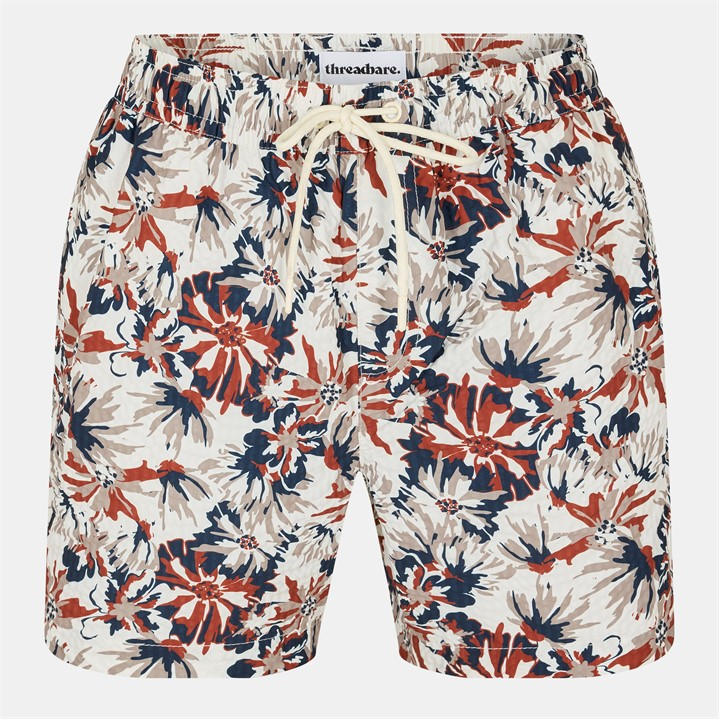 Threadbare Men's Cream Swim Shorts in Size M, Sports Direct