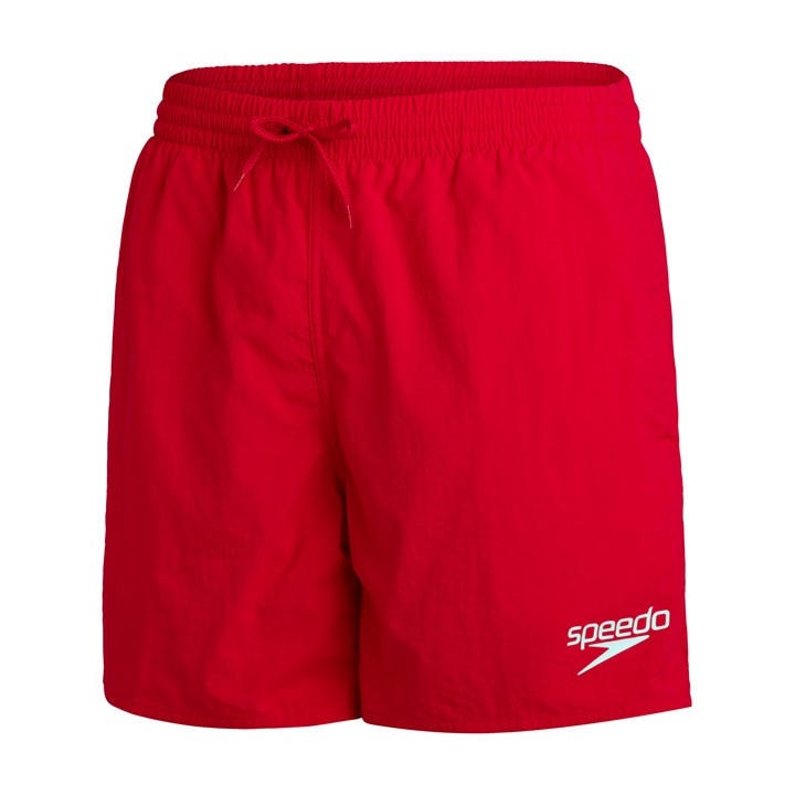 Speedo Men's Red Essentials 16-Inch Watershorts in Size L, Sports Direct