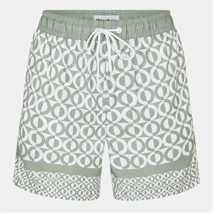 Threadbare Men' Green Swim Shorts in Size S, Sports Direct