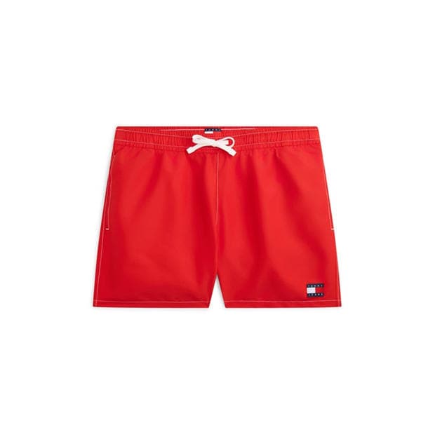 Deep Crimson - Tommy Hilfiger - TJ Medium Drawstring Swim Shorts