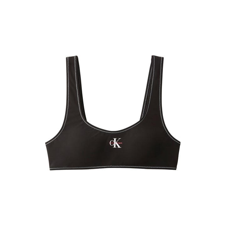 Calvin Klein Women's Black Bikini Top in Size 16, Sports Direct