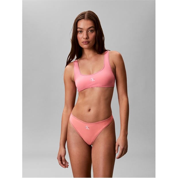 Washed Scarlet - Calvin Klein - Women's Bikini Top