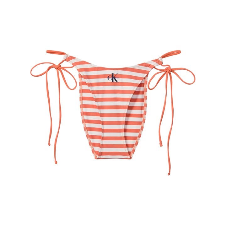 Calvin Klein Women's Tie Side Bikini Bottoms Pink Size 8 (Xs) - Image 3