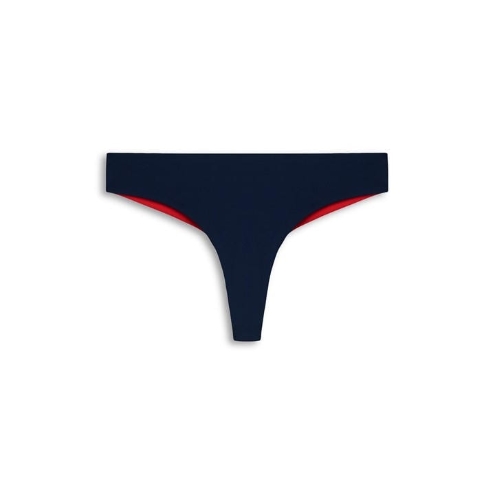 Tommy Hilfiger Women's Blue Brazilian Bikini Bottoms in Size 12, Sports Direct