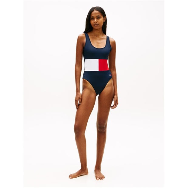 Dark Night Navy - Tommy Hilfiger - Women's One Piece Swimsuit