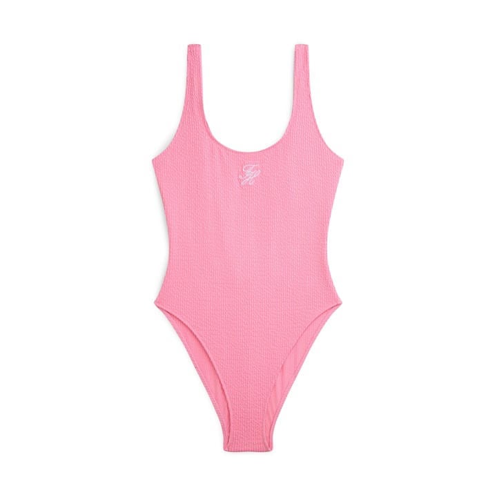 Tommy Hilfiger Women's Pink One Piece Swimsuit in Size 8, Sports Direct