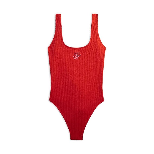 Fire Red - Tommy Hilfiger - Women's One Piece Swimsuit