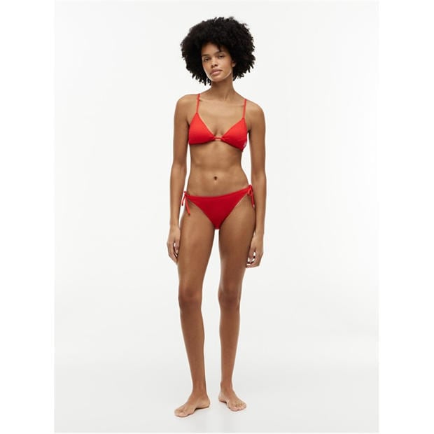 Fire Red - Tommy Hilfiger - Women's Triangle Bikini