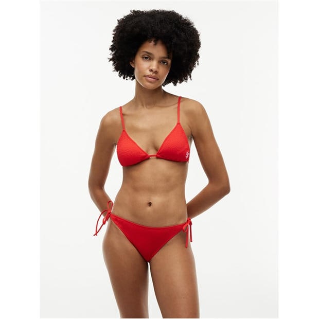 Fire Red - Tommy Hilfiger - Women's Triangle Bikini