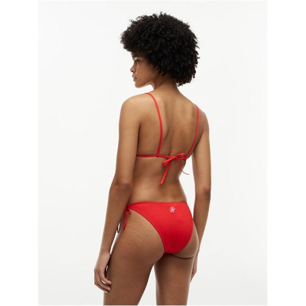Fire Red - Tommy Hilfiger - Women's Triangle Bikini