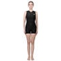 Black - Arena - Women's One Piece Boyleg Swimsuit