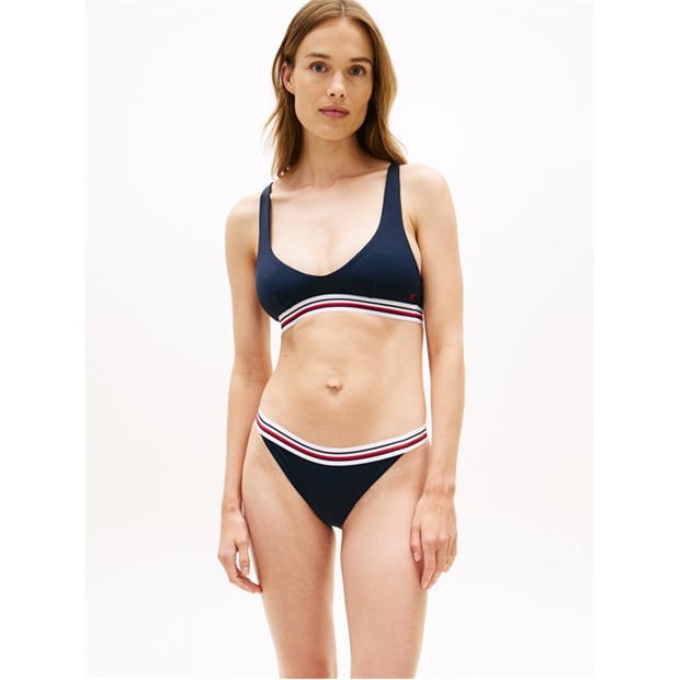 Dark Night Navy - Tommy Hilfiger - Women's Triangle Bikini