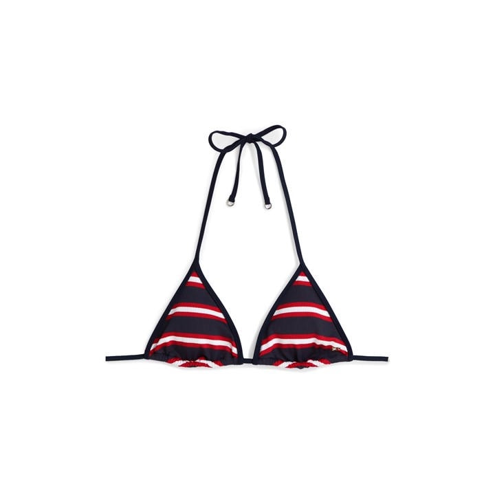 Tommy Hilfiger Women's Blue Triangle Bikini in Size 8, Sports Direct