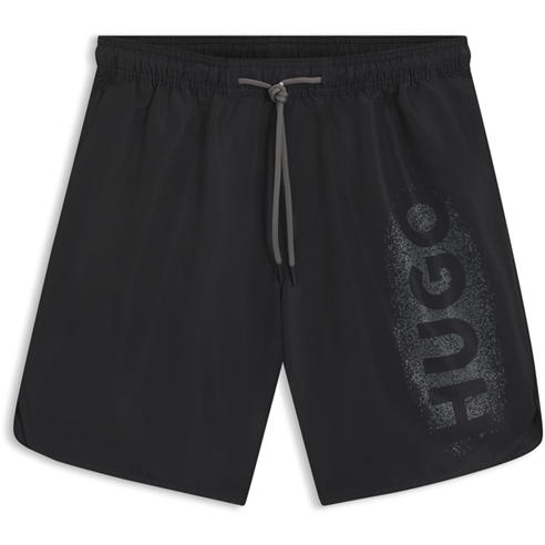 Hugo - Mens HUGO Swim Shorts with Logo Spray Detail