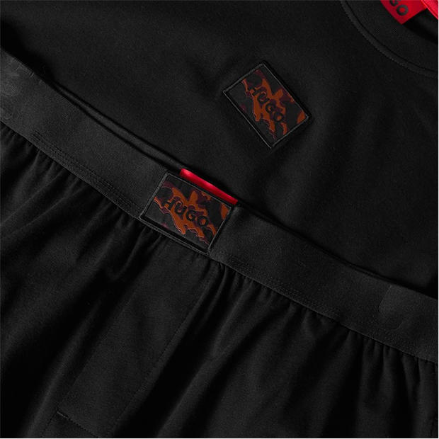 Black 006 - Hugo - Men's Swim Shorts