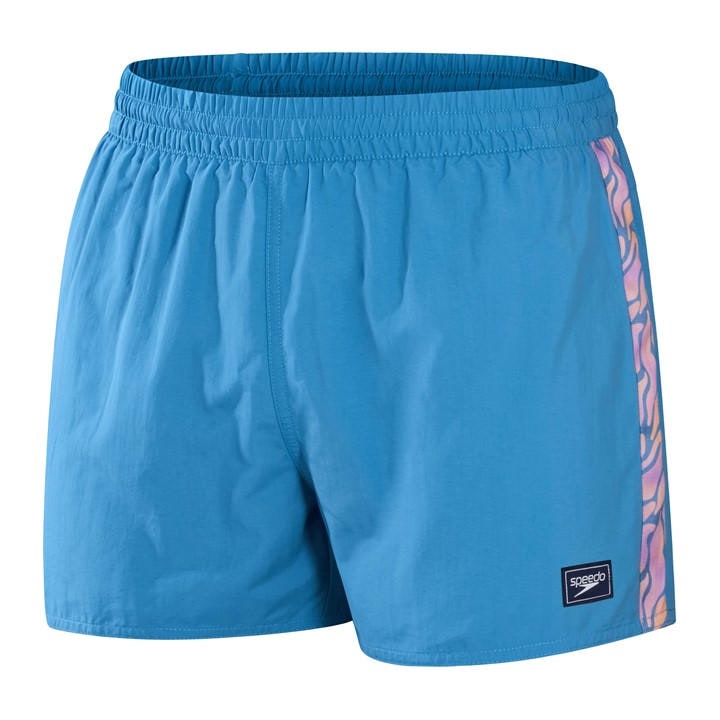 Speedo Men' Blue Retro 13 Swim Shorts in Size S, Sports Direct